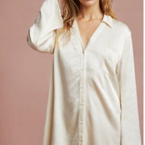 Anthropologie LACAUSA Vanilla Tunic  size S